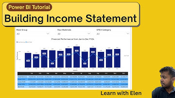 Building Income Statement in #PowerBI