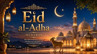 Eid al-Adha Mubarak 4K UHD TV Wallpaper 🕌🌙 | Beautiful Islamic Background | Smart TV Screensaver