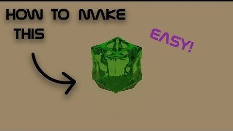 How to make realistic Minecraft Slime block in blender