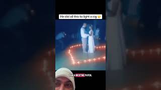 He ruined their wedding photos to do this