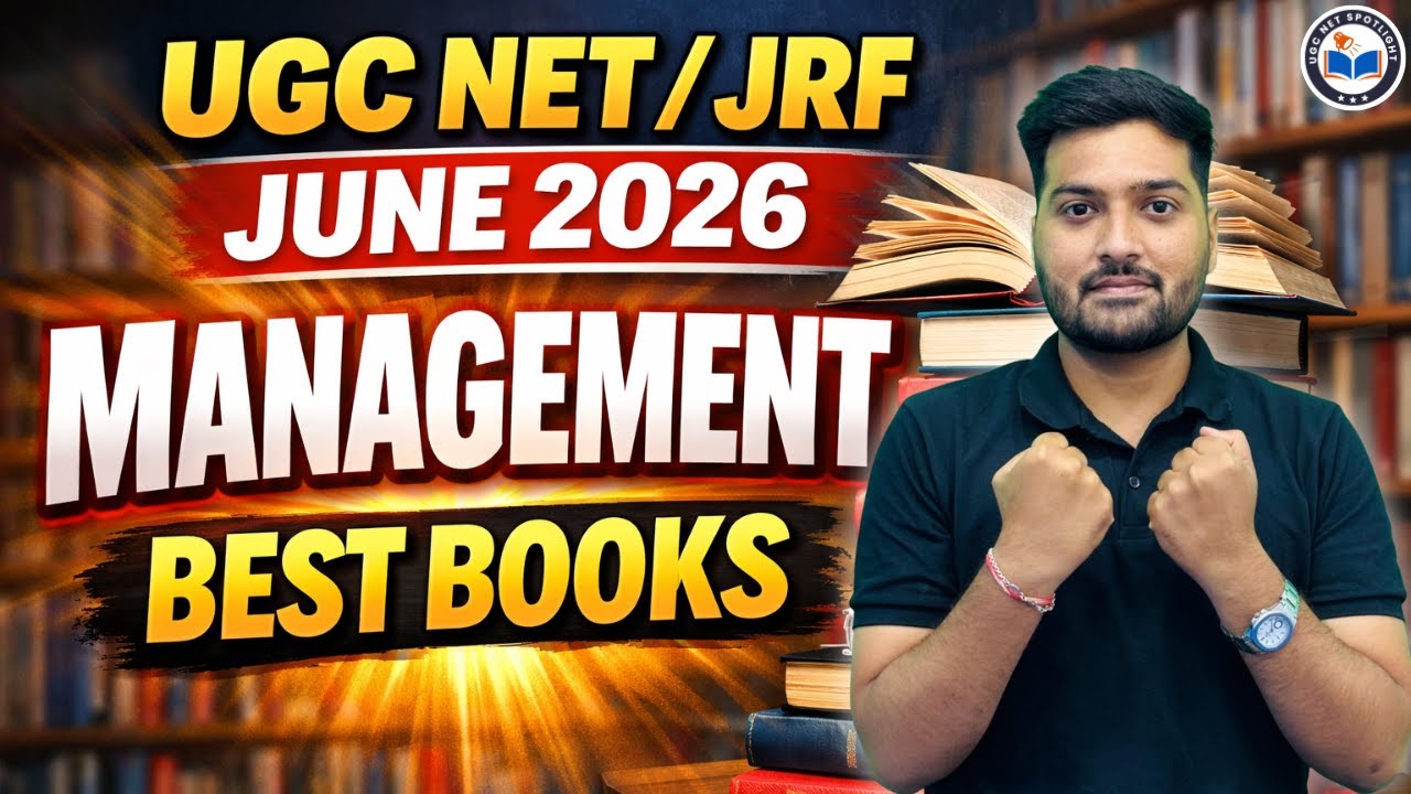 UGC NET/JRF JUNE 2026 Management Best Books 📚 | Paper 2 Complete Guide | Top Books & Study Plan
