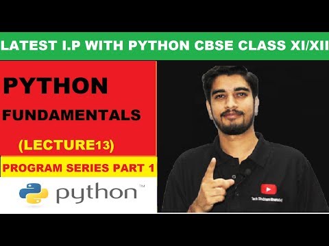 #13 Program 1 - Important Python Programs | CBSE  Information Practices with Python Class XI/XII