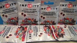 DISNEY INFINITY POWER DISC PACKS BLIND BAG OPENING VIDEO