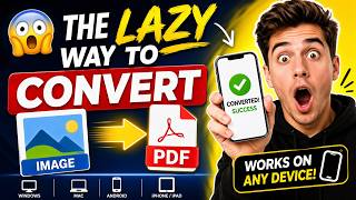 😱The Lazy Way to Convert Image → PDF Works on ANY Device! 📱 screenshot 1