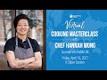 Virtual Cooking Masterclass with Chef Hannah Wong, Founder of HAEMA BK