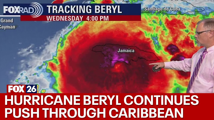 Hurricane Beryl barreling through Caribbean, latest track information