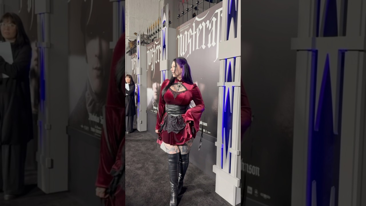 Had the most amazing time seeing the new Nosferatu film! @FocusFeatures #nosferatu #vampiregoth