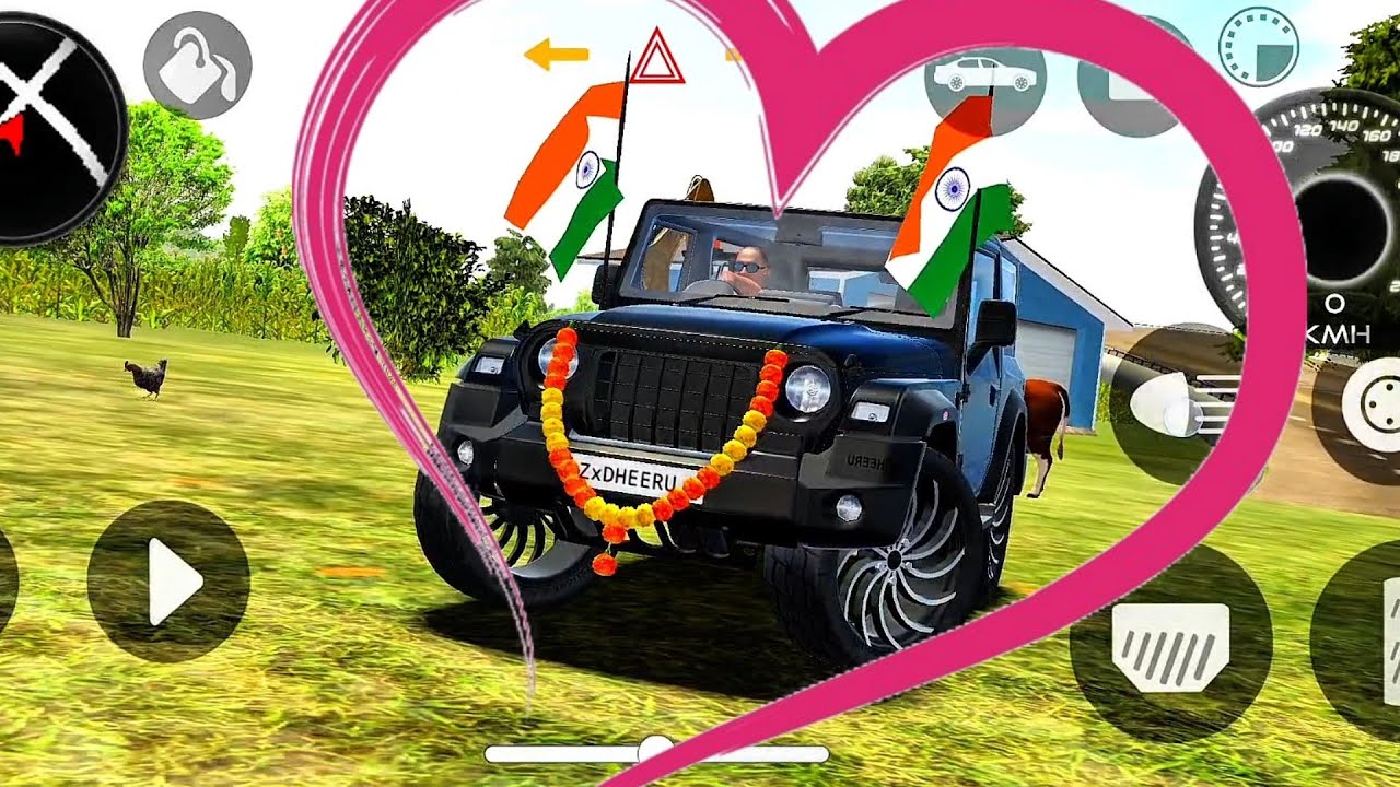 Modified Mahindra Thar😈Games:Indian Blue Thar (Gadi Wala Games) Car Game Android Game - #2026
