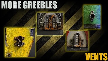 More Greebles! Scratch-Built Industrial Vents for Wargaming Terrain