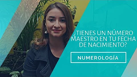 ¿Qué es una fecha de número maestro?