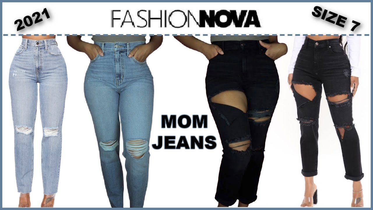 More Mom Jeans (SIZE 7) | Fashion Nova Try On Haul 2021 - YouTube