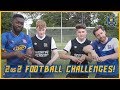 2 vs 2 FOOTBALL CHALLENGES! | SPENCER FC + SCOTTY P vs JEMEL + DURKSS!