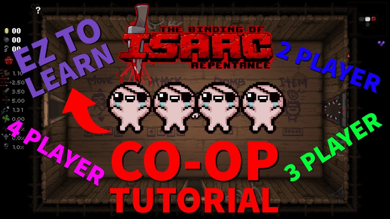Multiplayer Isaac Tutorial The Binding Of Isaac Co op STEAM REMOTE 