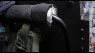 Ghostbusters II Proton Pack replica - Testing a motorcycle battery and lights in the dark (2016)