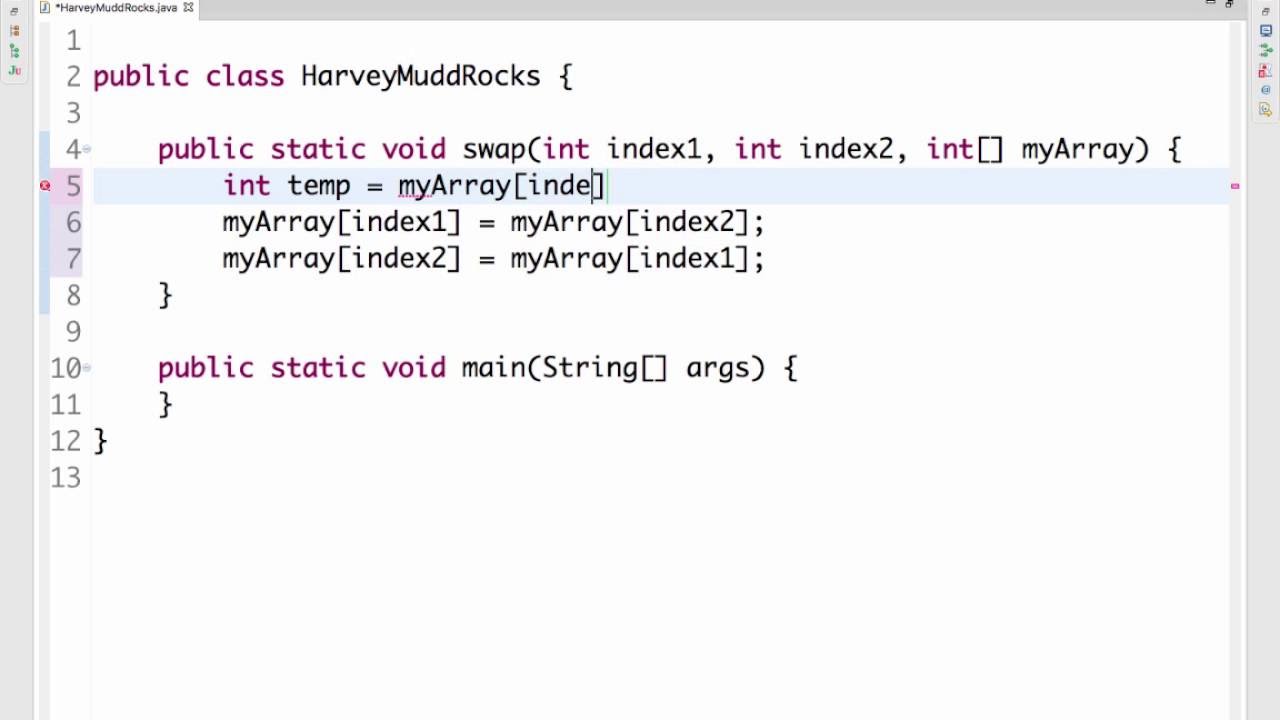 Back-pocket code: Array Access (Java) - YouTube