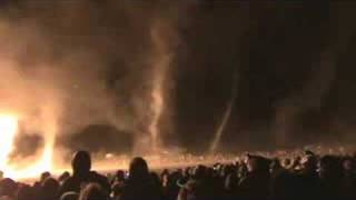 Burning Man Temple Burn Dust Devils