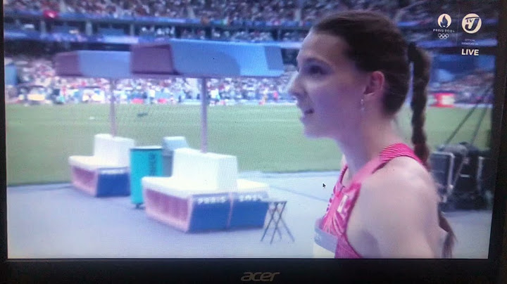 Tia Clayton second place finish Heat 4 W 100M Paris Olympic