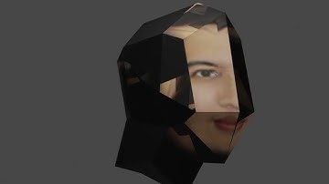 low poly Head model