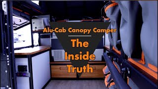 Exploring the interior design of this AluCab Canopy Camper Masterpiece!