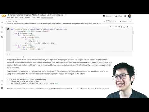 Tensor Program Abstraction Case Study: TensorIR - Episode 3 on YouTube