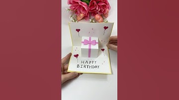 Easy DIY Pop Up Birthday Card Idea