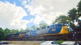 CSX475 M426 Hannafords, Clinton. #csx #railroad #railway #train #like #subscribe