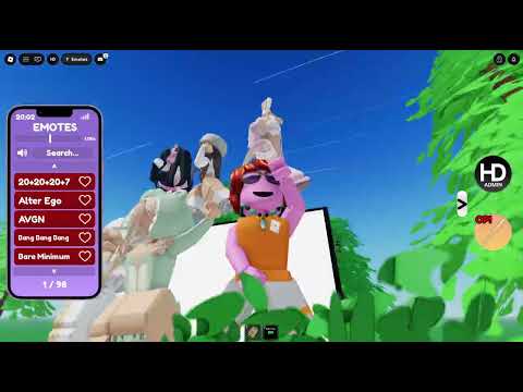 Roblox Catalog emotes testing