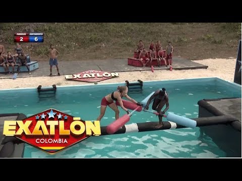 Emerson y Daniela logran los dos primeros puntos para su equipo | Exatlón Colombia