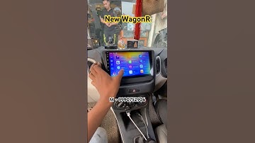 New WagonR Maruti Suzuki android system installation #shorts #shortsfeed #marutisuzuki #wagonr