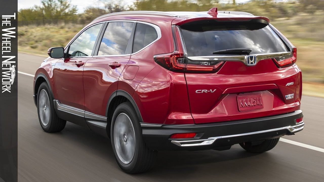 2020 Honda CR-V Hybrid Touring | Radiant Red Metallic | Driving