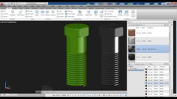 Autocad - Instructions for drawing Bolts and Nuts