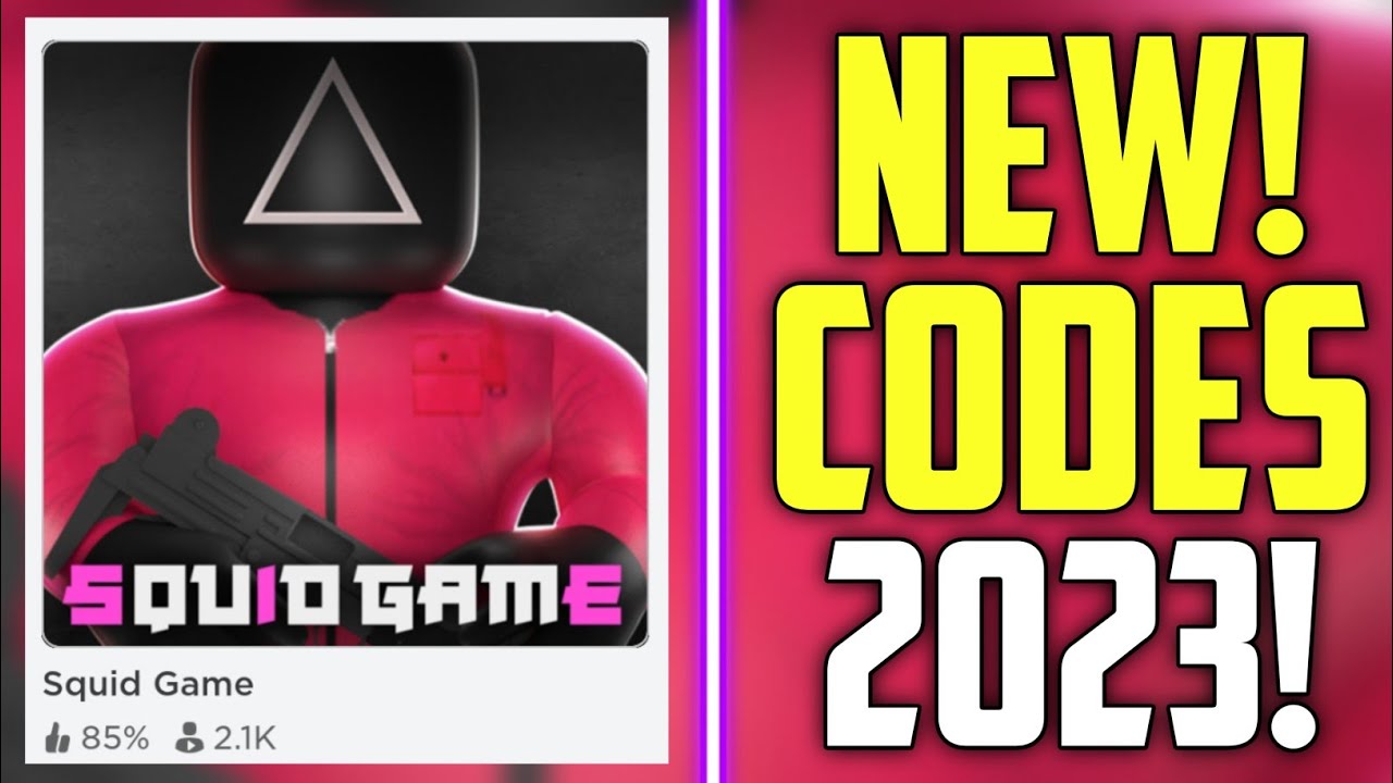 FUTURE CODES!!  *NEW* ROBLOX SQUID GAME CODES 2023! 