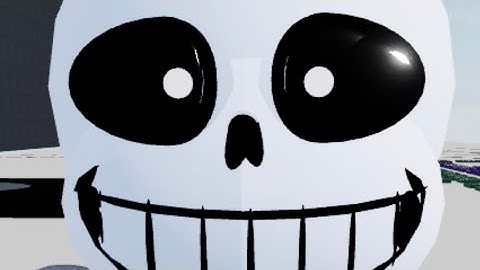 Sans model showcase roblox obby creator