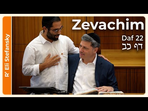 Daf Yomi Zevachim Daf 22 by R' Eli Stefansky