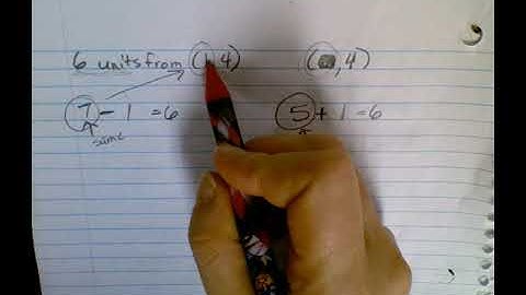 Finding Distance Between Points Same X or Y Value Part 2