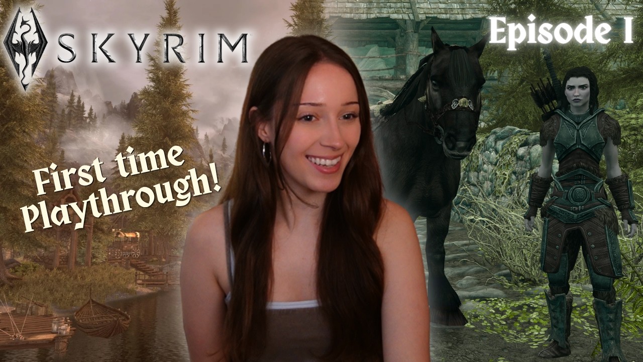 I played Skyrim for The First Time! | Skyrim Playthrough | Part 1 - YouTube