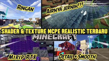 BARU!!! 3 SHADER RTX MCPE 1.17 || Realistic shader dan Shader ringan || Shaders mcpe 1.17 Terbaru