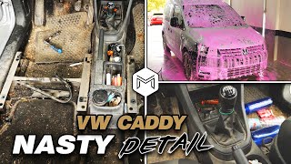 Deep Cleaning a NASTY VW Caddy | Insane Detailing Transformation !