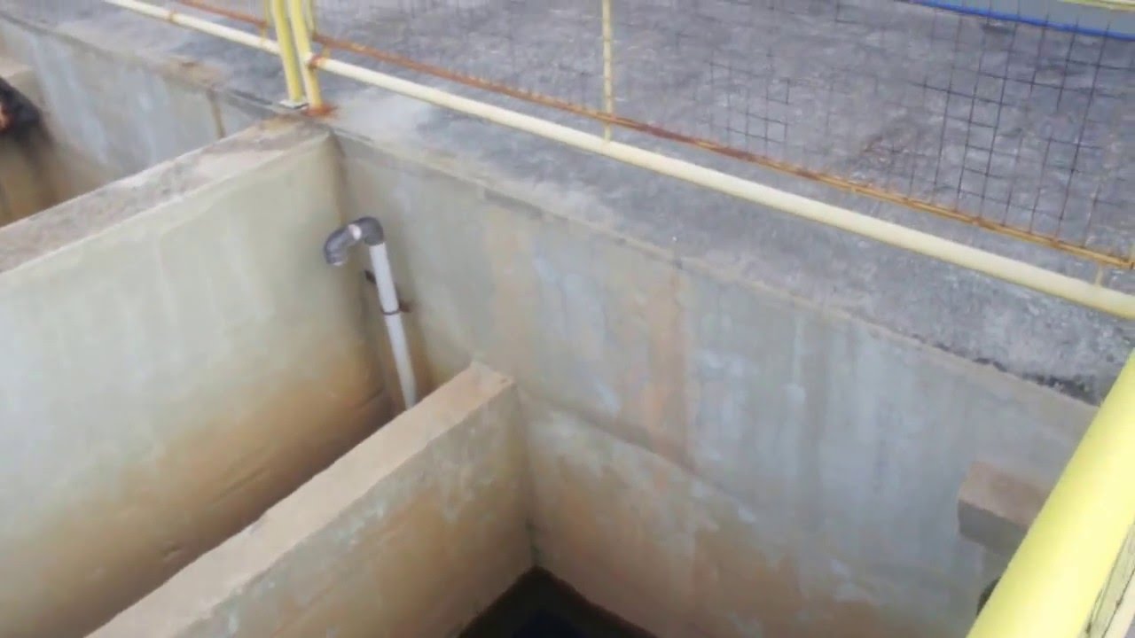 Laminar settling basins and gravity rapid filters