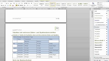 axesPDF for Word: barrierefreie Tabellen auf Knopfdruck