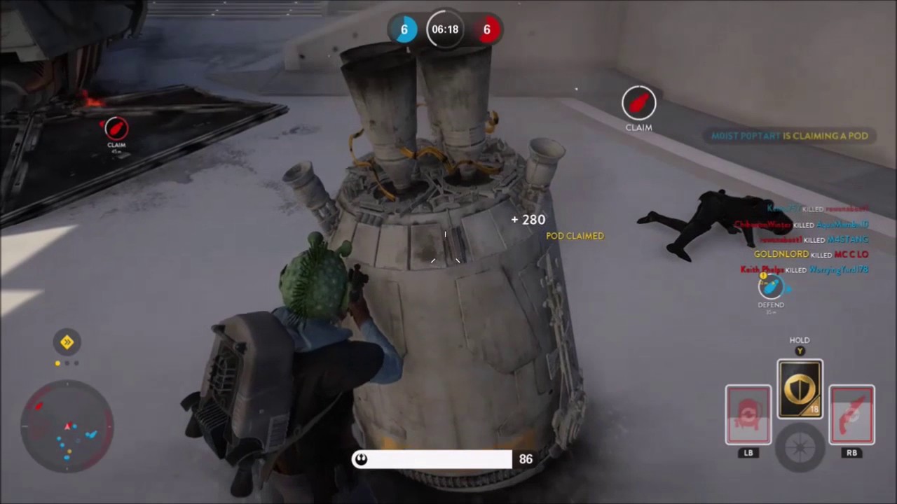 Star Wars Battlefront Tutorial: Drop Zone Circling (Best Hand for Drop Zone!!)