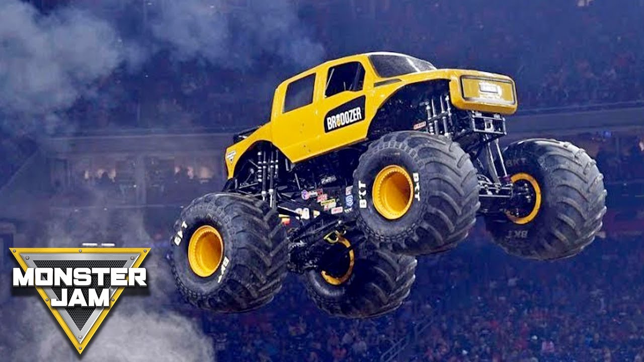 BroDozer Freestyle | Houston│Monster Jam 2019 | Monster Jam - YouTube