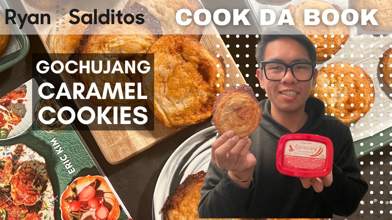 Eric Kim Gochujang Caramel Cookies NYT Cookie Week'22 Review YouTube