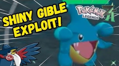 The BEST WAY to SHINY HUNT GIBLE in Pokémon Legends Z-A!