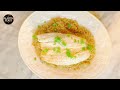 Crispy fried fish served with freekeh 🐠😋سمك مقلي مع الفريكة