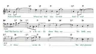 Manhattan - Reference Bb Melody Simple Solo
