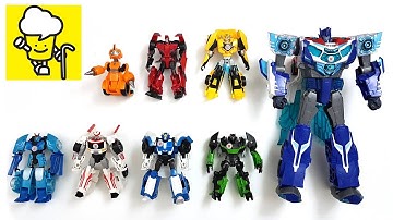 Transformers Robots in Disguise Optimus Prime Bumblebee Fixit Sideswipe Strongarmトランスフォーマー 變形金剛