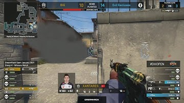 XANTARES 4 kills with 1v2 clutch vs. Evil Geniuses | DREAMHACK OPEN JANUARY 2021 EUROPE