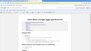 A brief presentation of Google Apps by Revevol
