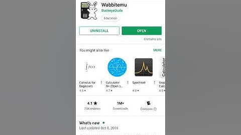 Graphing Calculator on Your Phone - Wabbitemu App